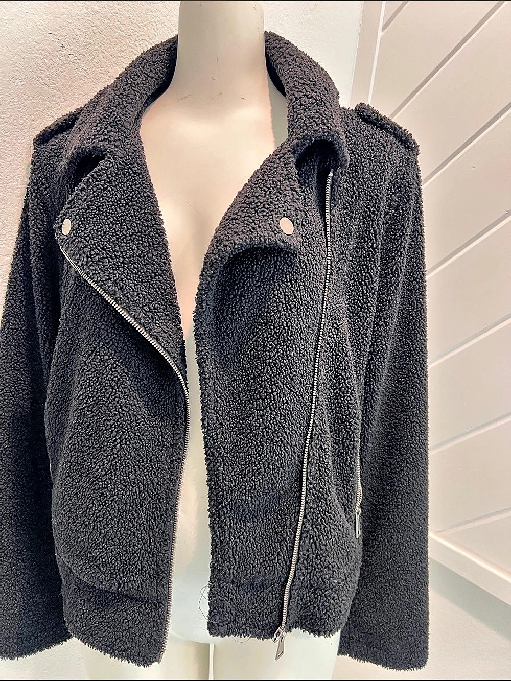 Black Teddy Jacket Like New